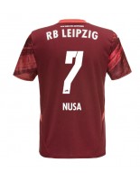 RB Leipzig Antonio Nusa #7 Venkovní Dres 2024-25 Krátký Rukáv